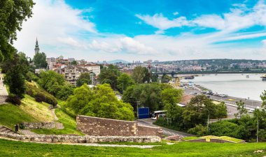 Belgrad cityscape Sırbistan