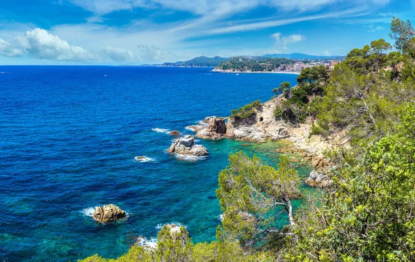 Wybrzeże Lloret de Mar i — Zdjęcie stockowe