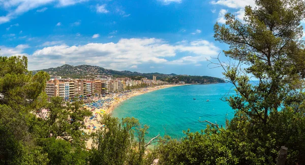 Strände in lloret de mar — Stockfoto