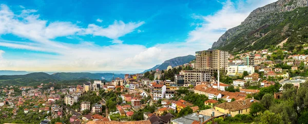 Visa från Kruja castle, Albanien — Stockfoto