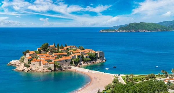 Sveti Stefan szigetén, Budva — Stock Fotó