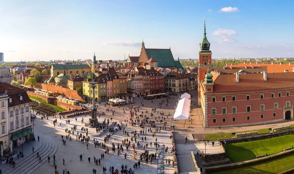 Panoramiczny widok z Warszawy — Zdjęcie stockowe