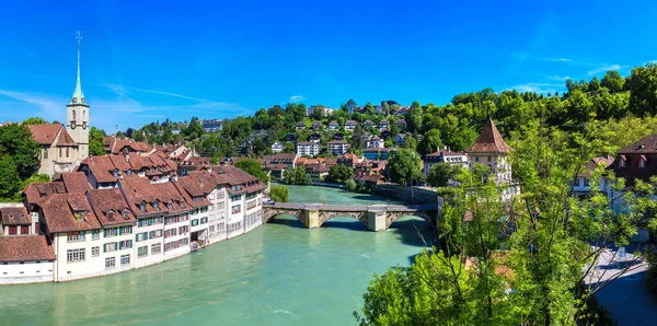 Bern panoramik manzaralı — Stok fotoğraf