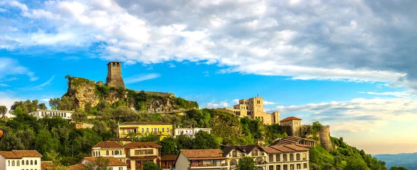 Kruja kale Arnavutluk — Stok fotoğraf