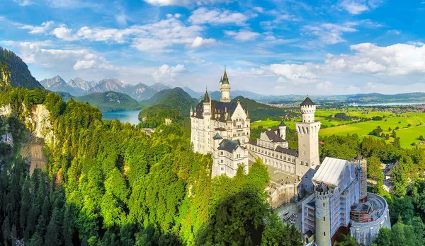 Castelo de Neuschwanstein na Alemanha — Fotografia de Stock