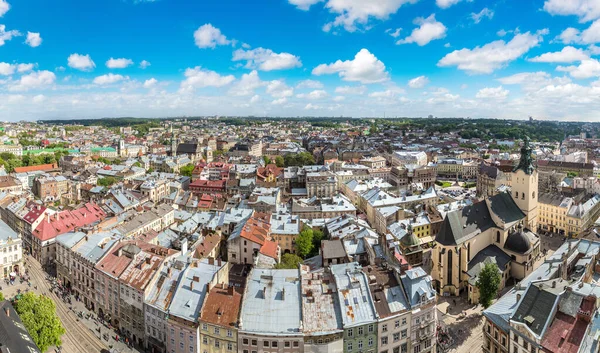 Vista aérea de Lviv — Foto de Stock