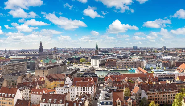 Letecký pohled na Kodaň — Stock fotografie