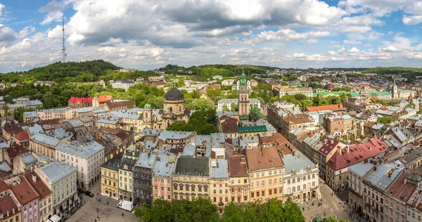 Vista aérea de Lviv — Foto de Stock