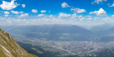 Innsbruck 'un panoramik görünümü