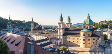 Salzburg 'un panoramik görüntüsü