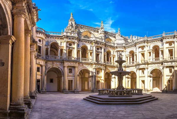 Castillo templario medieval en Tomar — Foto de Stock