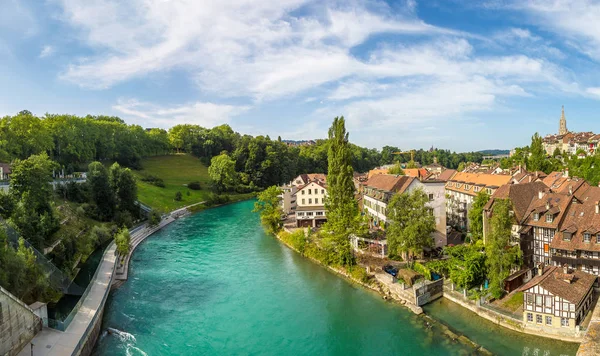 Bern and Berner Munster cathedral — Stock Photo, Image