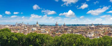 Roma'nın panoramik havadan görünümü