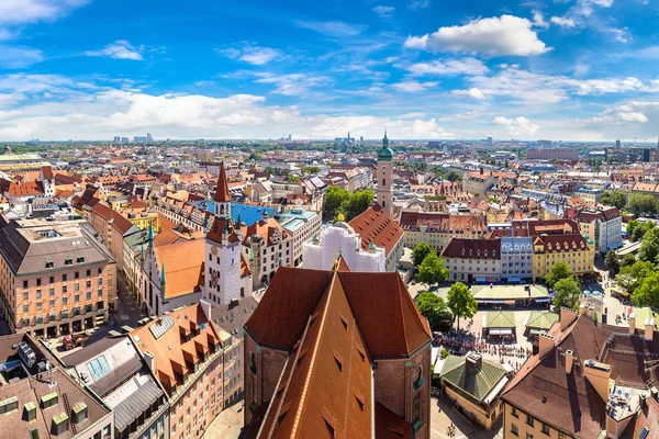 Panoramatický výhled na Mnichov, Německo — Stock fotografie