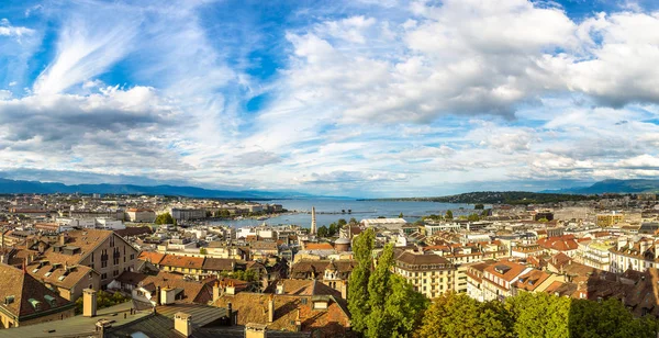 Panoramik Cenevre — Stok fotoğraf