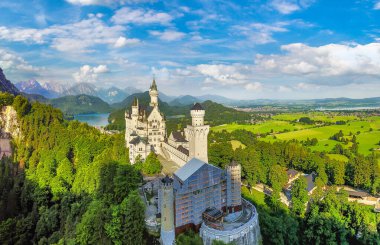 Almanya 'daki Neuschwanstein kalesi