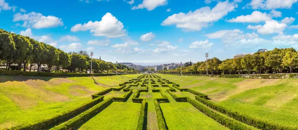 Eduardo VII Park i Lisboa – stockfoto