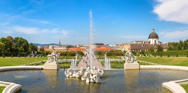 비엔나, 오스트리아에 있는 벨베데레 정원 — 스톡 사진