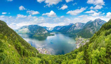 Hallstatt, Avusturya 'nın panoramik görünümü