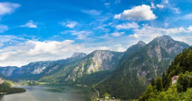 Hallstatt, Avusturya 'nın panoramik görünümü