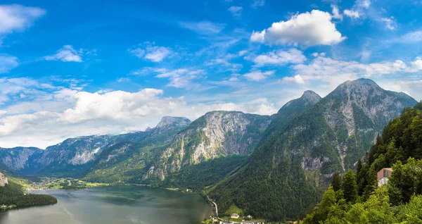 Vista panorámica de Hallstatt, Austria — Foto de Stock