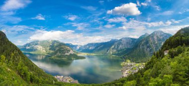 Hallstatt, Avusturya 'nın panoramik görünümü