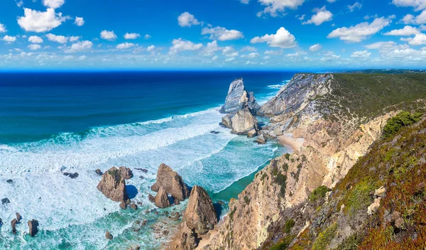 Atlanti-óceán partjai Portugáliában — Stock Fotó