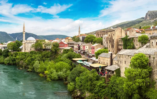 A régi Mostar-híd — Stock Fotó