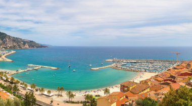 Menton, Fransa'nın panoramik görünüm