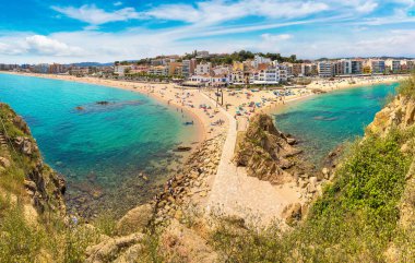 Blanes Costa Brava içinde Beach'de
