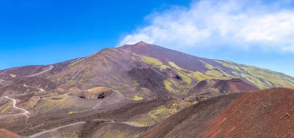 Vulkaan etna op Sicilië, Italië — Stockfoto