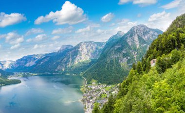 Hallstatt, Avusturya 'nın panoramik görünümü