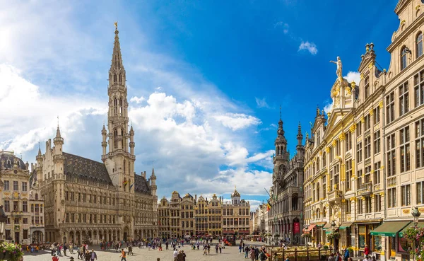 The grand place i Bryssel — Stockfoto