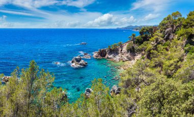 Lloret de Mar i kıyısında.