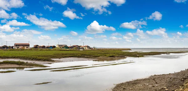 Oyster village in Arcachon Bay — Stock Photo, Image