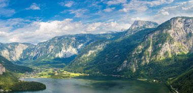 Hallstatt, Avusturya 'nın panoramik görünümü