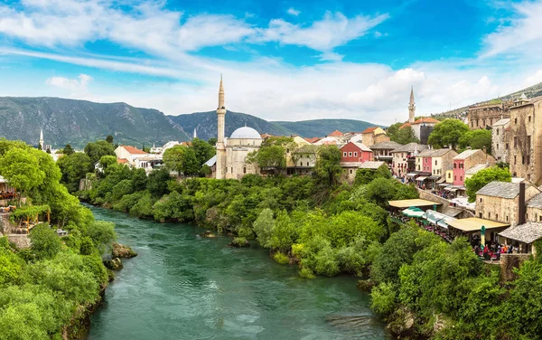 A velha ponte em Mostar — Fotografia de Stock