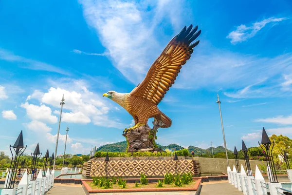 Langkawi Malaysia February 2020 Statue Eagle Eagle Square Langkawi Island — Stock Photo, Image