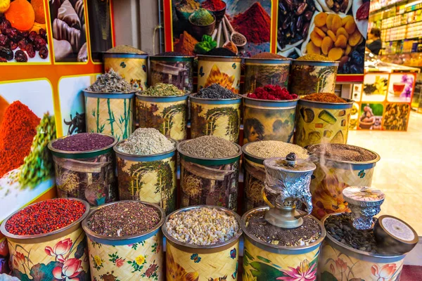 Dubai United Arab Emirates January 2020 Arabic Spices Traditional Market — Stock Photo, Image