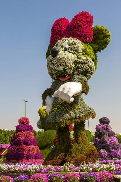 ドバイ アラブ首長国連邦 2020年1月31日 晴れた日にドバイの奇跡の庭 アラブ首長国連邦 — ストック写真