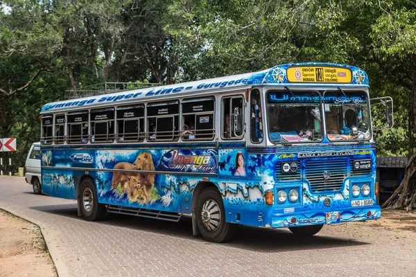Colômbo Sri Lanka Fevereiro 2020 Ônibus Público Colombo Sri Lanka — Fotografia de Stock