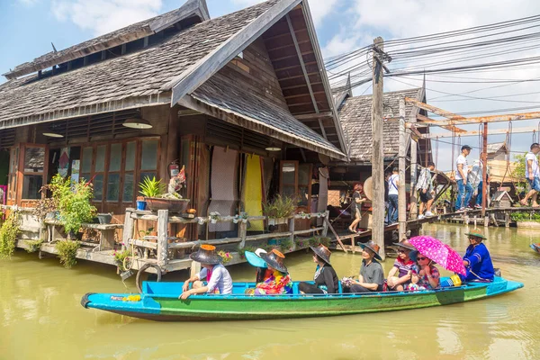 Pattaya Thaïlande Mars 2020 Marché Flottant Pattaya Thaïlande Dans Une — Photo