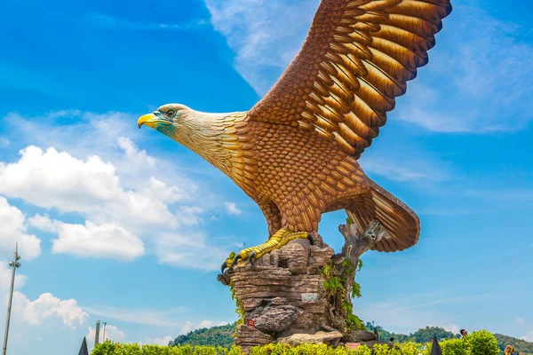 Лангкави Малайзия Февраля 2020 Года Статуя Орла Орлиной Площади Острове — стоковое фото