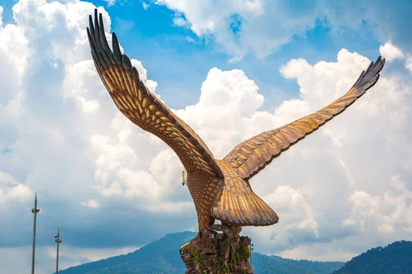 Лангкави Малайзия Февраля 2020 Года Статуя Орла Орлиной Площади Острове — стоковое фото
