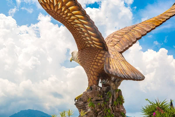 Langkawi Malaysia February 2020 Statue Eagle Eagle Square Langkawi Island — Stock Photo, Image