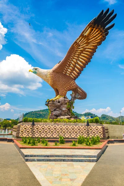 Langkawi Malaysia February 2020 Statue Eagle Eagle Square Langkawi Island — Stock Photo, Image