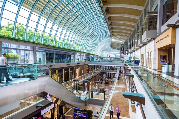 Singapore Singapore February 2020 Interior Stores Boutiques Shoppes Marina Bay — Stock Photo, Image