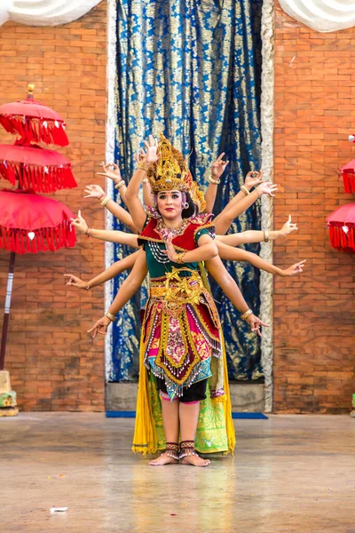 Bali Indonesia February 2020 Traditional Balinese Dance Performed Gwk Garuda — Stock Photo, Image