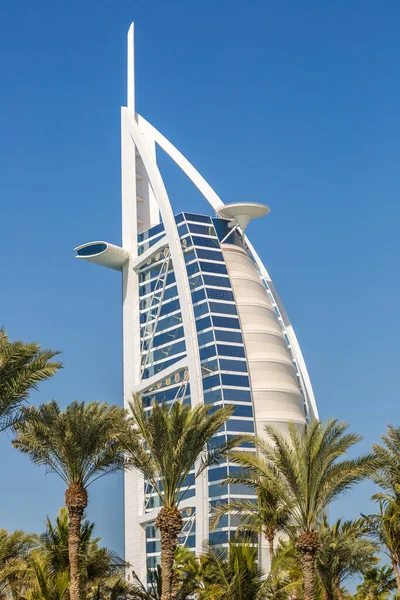 Dubai United Arab Emirates January 2020 View Burj Arab Hotel — 图库照片