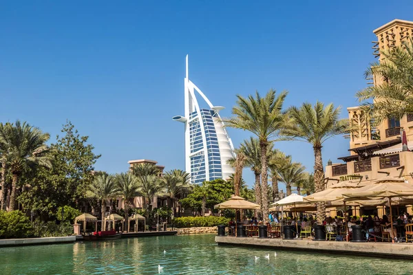Dubai Emirati Arabi Uniti Gennaio 2020 Vedi Burj Arab Hotel — Foto Stock